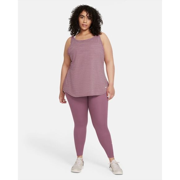 New! NIKE One Plus Size Women's Training Leggings Active Pants Stretchy Fabric - Picture 3 of 6